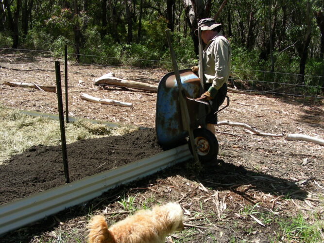 Making Soil for a Square-Foot Garden
